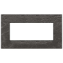 Placca 5M BS nero Marquina - Vimar 22649.53