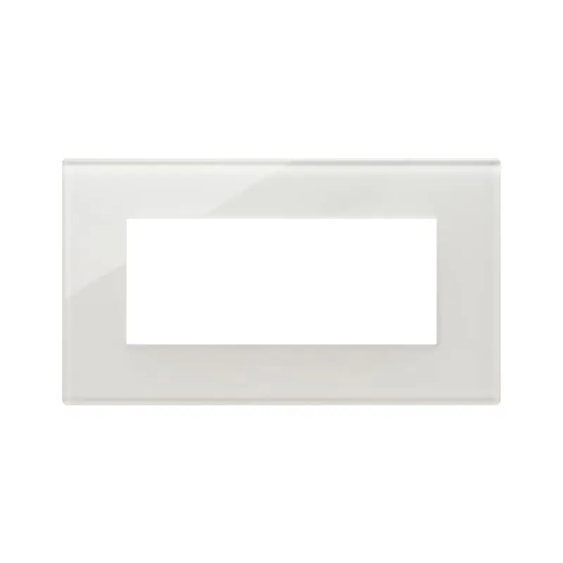 Placca 5M BS bianco latte - Vimar 22649.71