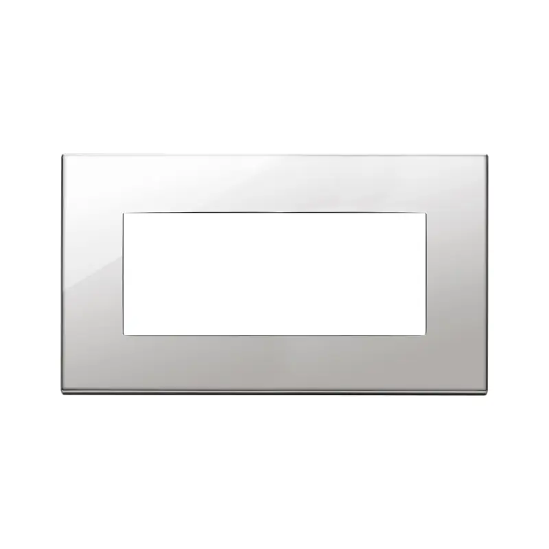 Placca 5M BS nichel - Vimar 22649.81