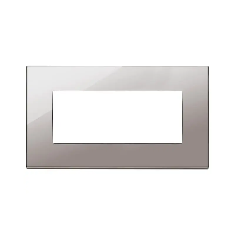 Placca 5M BS cromo nero - Vimar 22649.83