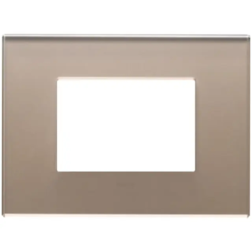 Placca 3M opale bruno - Vimar 22653.77