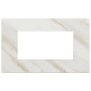Placca 4M bianco Calacatta - Vimar 22654.51