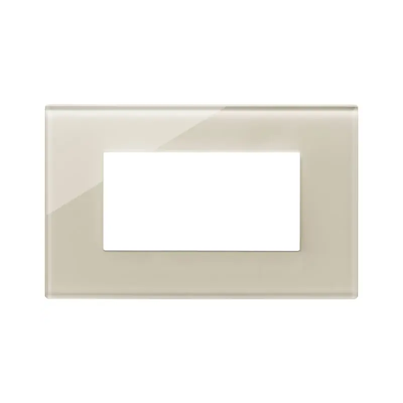 Placca 4M bianco canapa - Vimar 22654.72