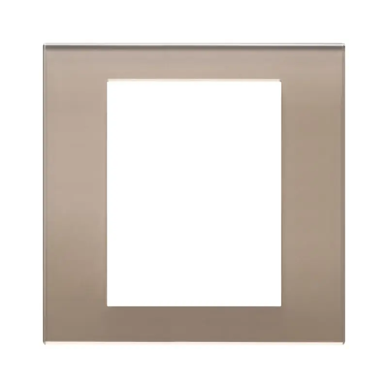 Placca 8M opale bruno - Vimar 22668.77