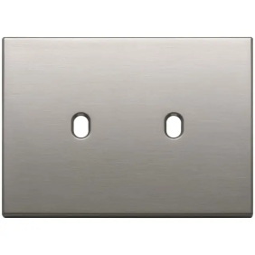 Placca 3Mx2 Vintage nichel spazzolato - Vimar 22673.2.11