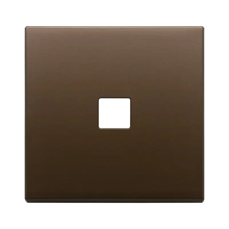 Placca 2Mx1 Flat bronzo scruro spazz. - Vimar 22682.1.12