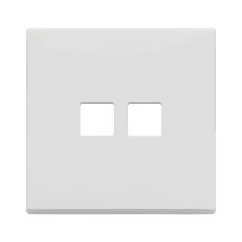 Placca 2Mx2 Flat bianco matt - Vimar 22682.2.01