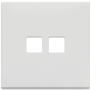 Placca 2Mx2 Flat bianco matt - Vimar 22682.2.01