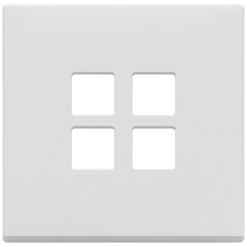Placca 2Mx4 Flat bianco matt - Vimar 22692.01