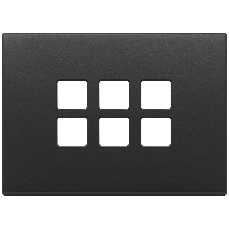 Placca 3Mx6 Flat grigio antracite - Vimar 22693.03