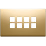 Placca 4Mx8 Flat oro - Vimar 22694.82