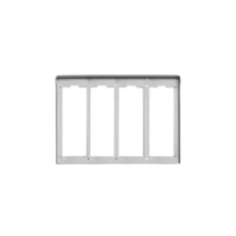 Cornice per 4 placche 2M alluminio - Vimar C324