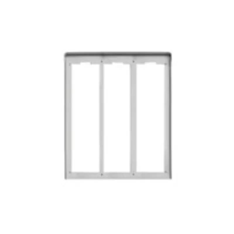 Cornice per 3 placche 3M alluminio - Vimar C333