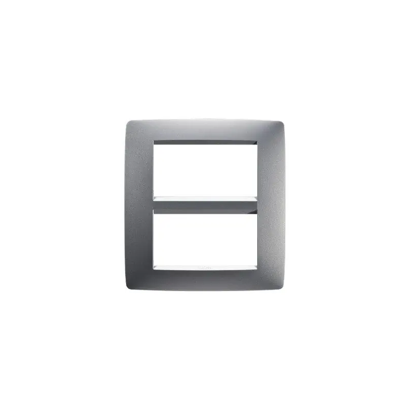 PLACCA ONE 8P TITANIO - Gewiss GW16108VT