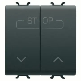 DOPPIO PULSANTE 2M 1P NA 16A NERO - Gewiss GW12160F