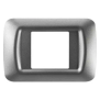 PLACCA 2 POS.TITANIO METALL.TOP SYSTEM - Gewiss GW22602