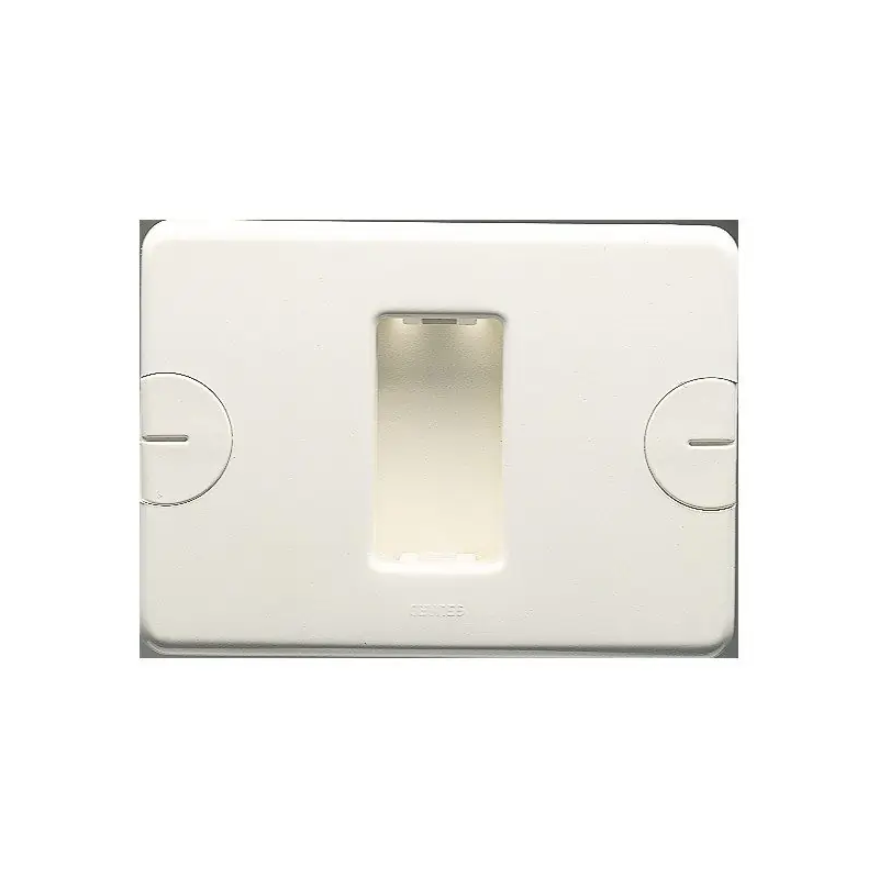 PLACCA 1 POS.BIANCO COMPACT - Gewiss GW24001