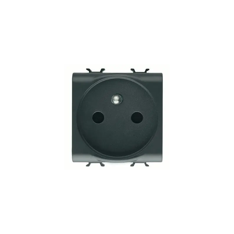 PRESA 2M 2P+T 16A ST.FRA.NERO - Gewiss GW12247