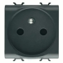 PRESA 2M 2P+T 16A ST.FRA.NERO - Gewiss GW12247