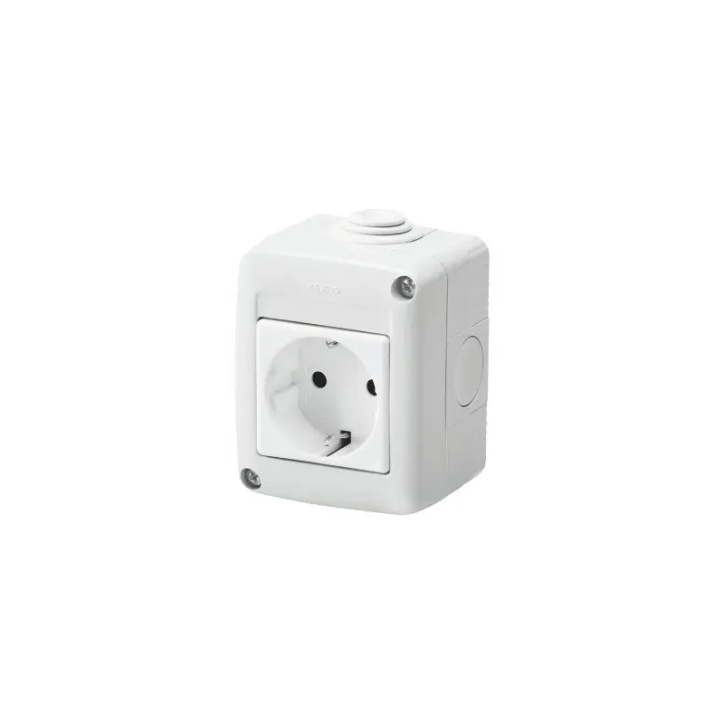 PRESA STD TED.2P+T 16A PROTETTA - Gewiss GW27814