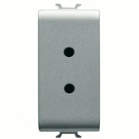 PRESA SELV 2P 6A 24V 1M TITANIO - Gewiss GW14451