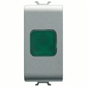 SPIA DI SEGNALAZIONE VERDE 1M TITANIO - Gewiss GW14622