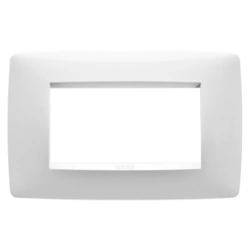PLACCA ONE 4P BIANCO LATTE - Gewiss GW16104TB