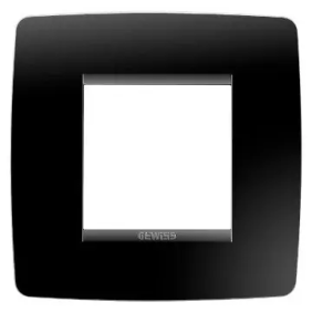 PLACCA ONE INT.2P NERO TONER - Gewiss GW16122TN