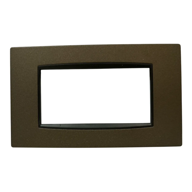 Placca Classic 4 moduli titanio matt - Vimar 20654.14