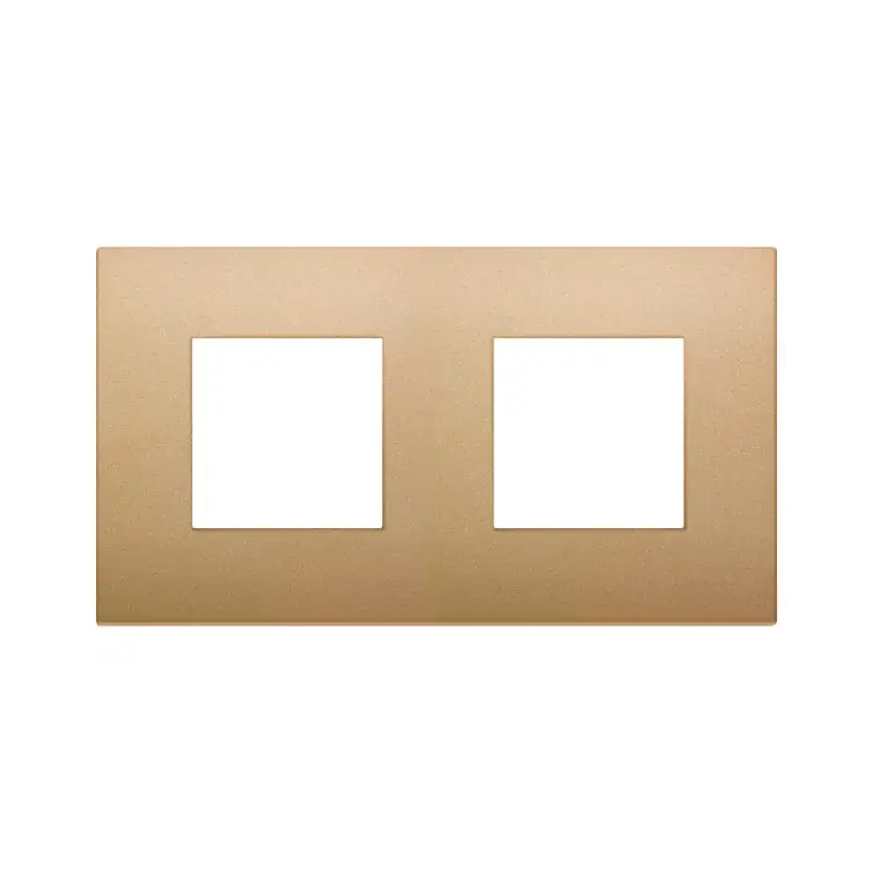 Placca 4M (2+2)int71 CL oro matt - Vimar 19643.78