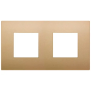 Placca 4M (2+2)int71 CL oro matt - Vimar 19643.78