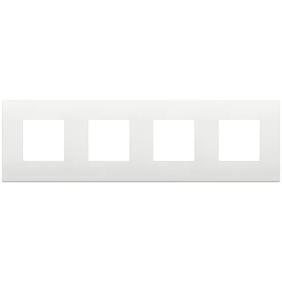 Placca 8M (2+2+2+2)int71 CL bianco - Vimar 19669.74