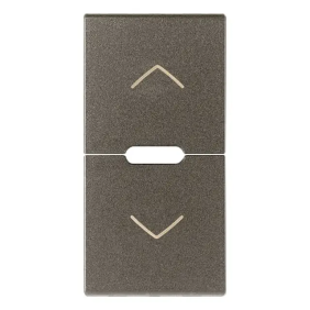 Due mezzi tasti 1M simboli frecce Metal - Vimar 19755.2.M