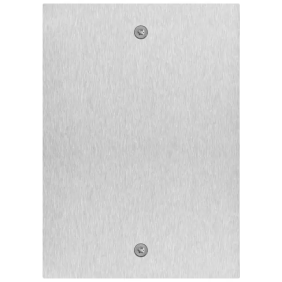 Placca Steely personalizzabile acciaio - Vimar 41595