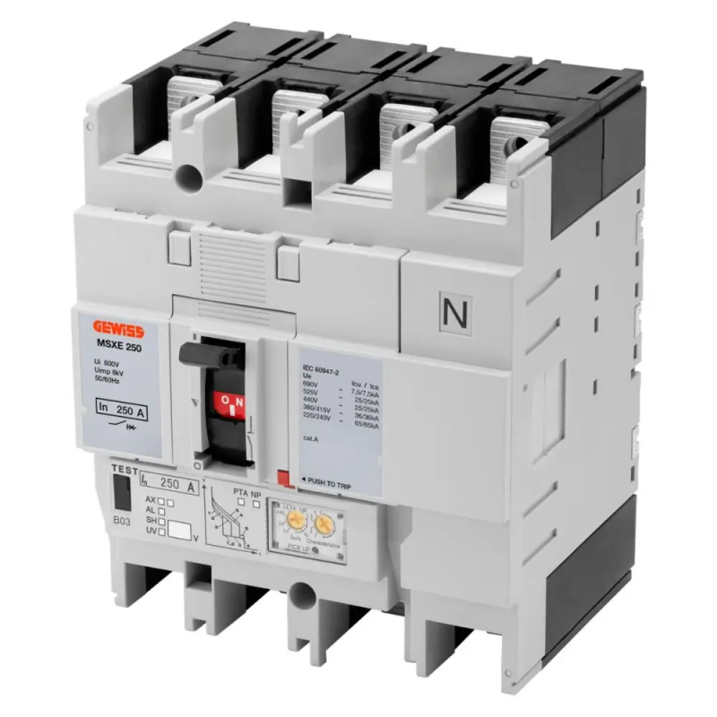 MSXE 160 4P 160A 65kA LSI Term.FC - Gewiss GWD9357