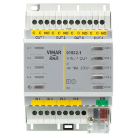 Dispositivo 4 in 4 out multifunzione KNX - Vimar 01522.1