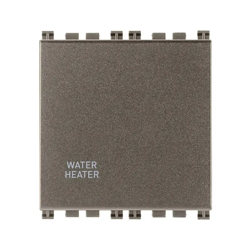 Interruttore 2P 20AX WATER/HEATER Metal - Vimar 19016.WH.M