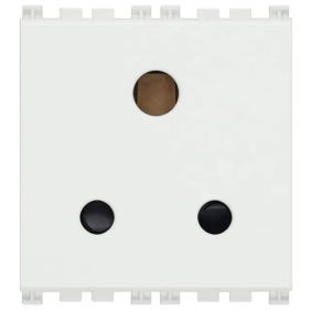 Presa SICURY 2P+T 5A inglese bianco - Vimar 19214.B