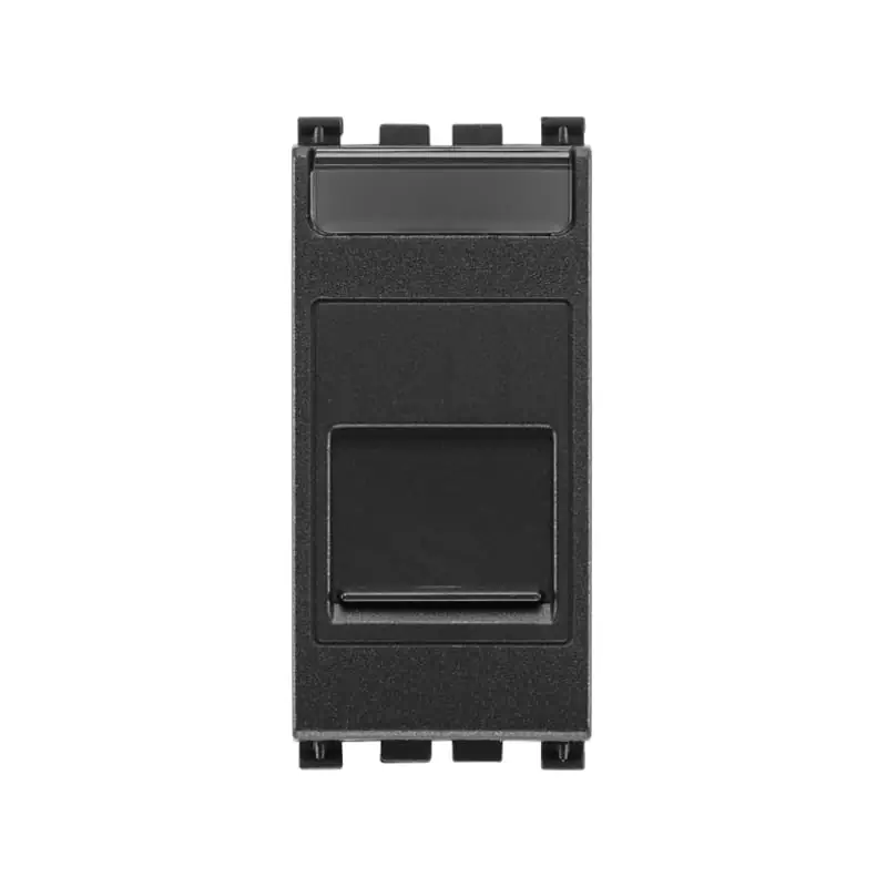 Presa RJ45 Cat6 UTP con portello grigio - Vimar 19337.6