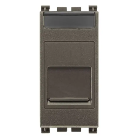 Presa RJ45 Cat6 UTP con portello Metal - Vimar 19337.6.M