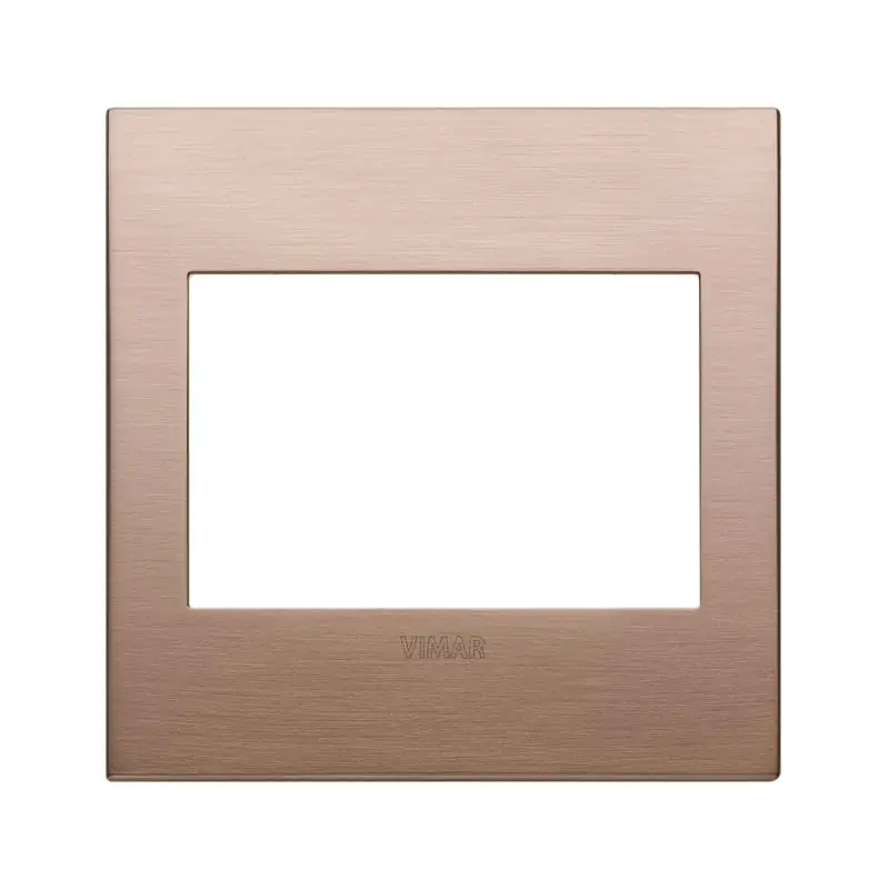 Placca Classic 3M BS rame spazzolato - Vimar 19648.11