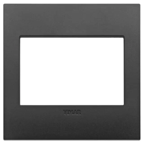 Placca Classic 3M BS nero - Vimar 19648.71