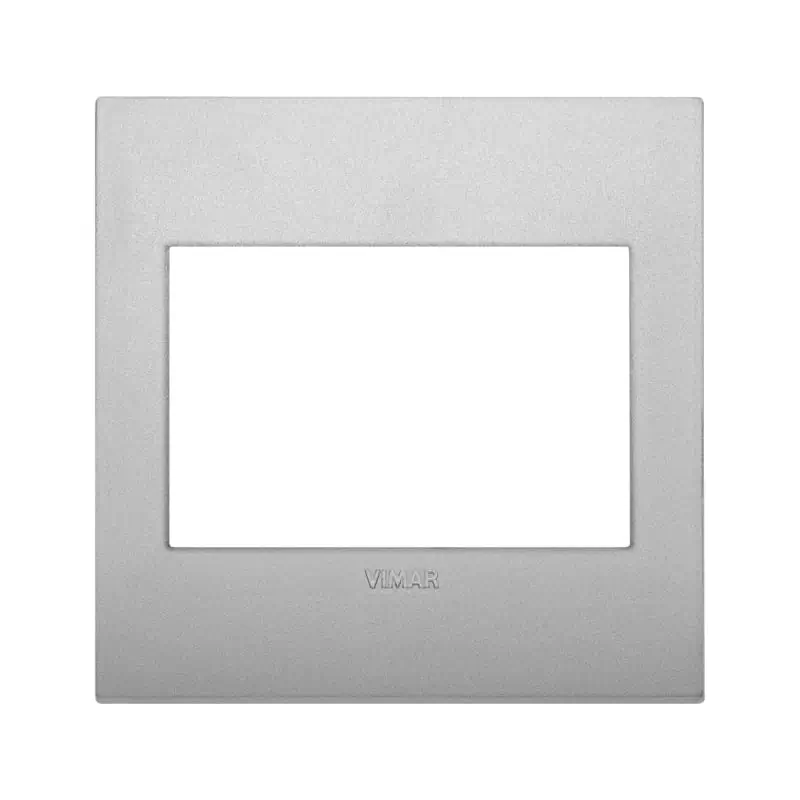 Placca Classic 3M BS silver matt - Vimar 19648.79