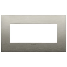 Placca Classic 5M BS acciaio spazzolato - Vimar 19649.08