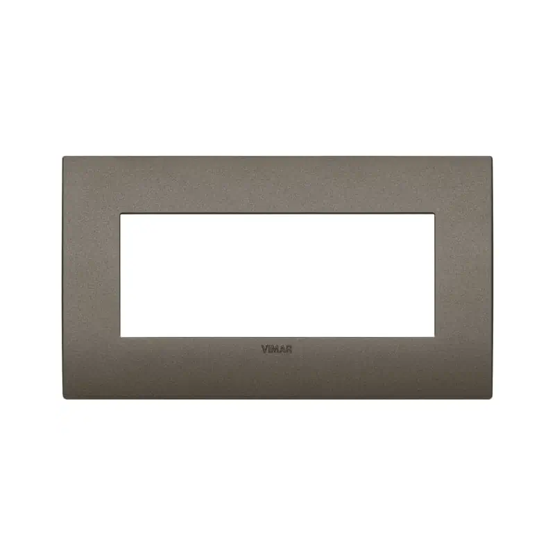 Placca Classic 5M BS Metal - Vimar 19649.80