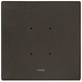 Placca 2M tabacco - Vimar 21662.22