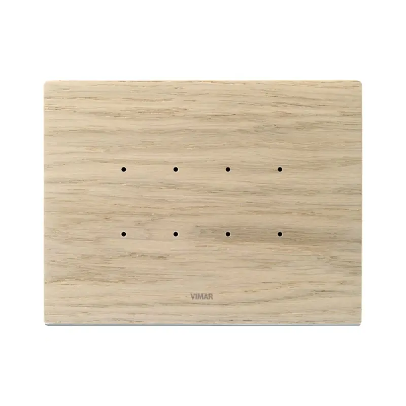 Placca 4M rovere sbiancato - Vimar 21664.32