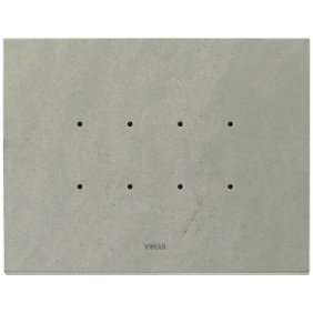 Placca 4M quarzite grigia - Vimar 21664.53
