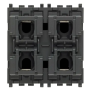 Comando 4 pulsanti 1P NO 24V 2M - Vimar 02686.1