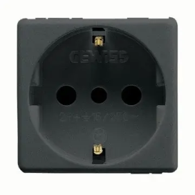 PRESA 2P+T 16A ST.ITALIANO/TED.SY/BK - Gewiss GW21205